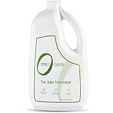 Zero Odor Pet Odor Eliminator Refill for Dog &amp; Cat Urine, Carpet Deodorizer | Enzyme-Free, Urine Smell Eliminator for Pet Beds, Litter Areas &amp; Furniture, No Lasting Scent, 64 FL OZ