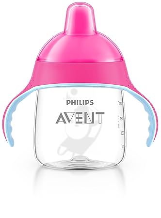 Philips Avent SCF753/07 Becher mit Trinkschnabel, 260 ml, rosa