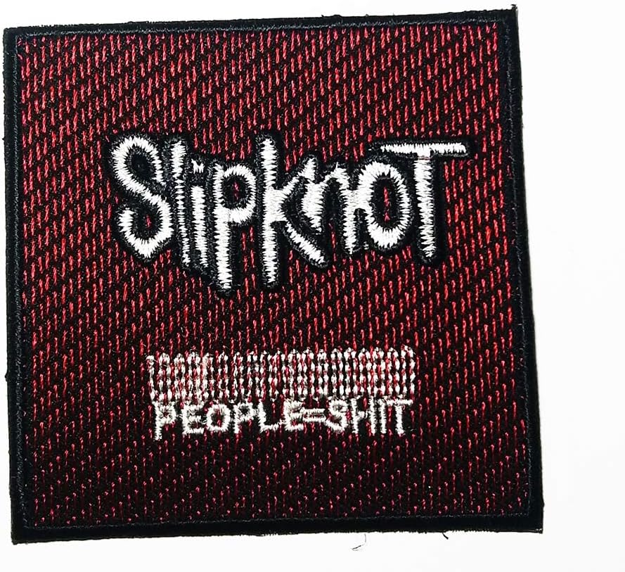 Music S People=Shit Alternative Metal Heavy Metal nu Metal Band Music Style Logo Patch Embroidered Sew Iron On Patches Badge Bags Hat Jeans Shoes T-Shirt Applique