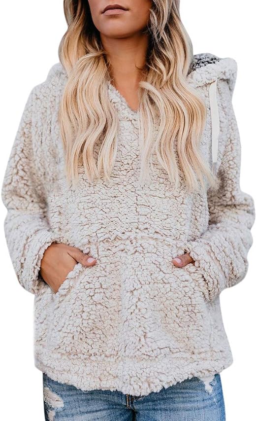 teddy fleece sweatshirt