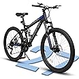 Ecarpat Girls 24/26 Inch Mountain Bike, 21 Speed Spring Summer Travel, Womens' Birthday Gifts Bicycles, Female V-Brake Outdoor Cycling Commuting City Bike to School Work
