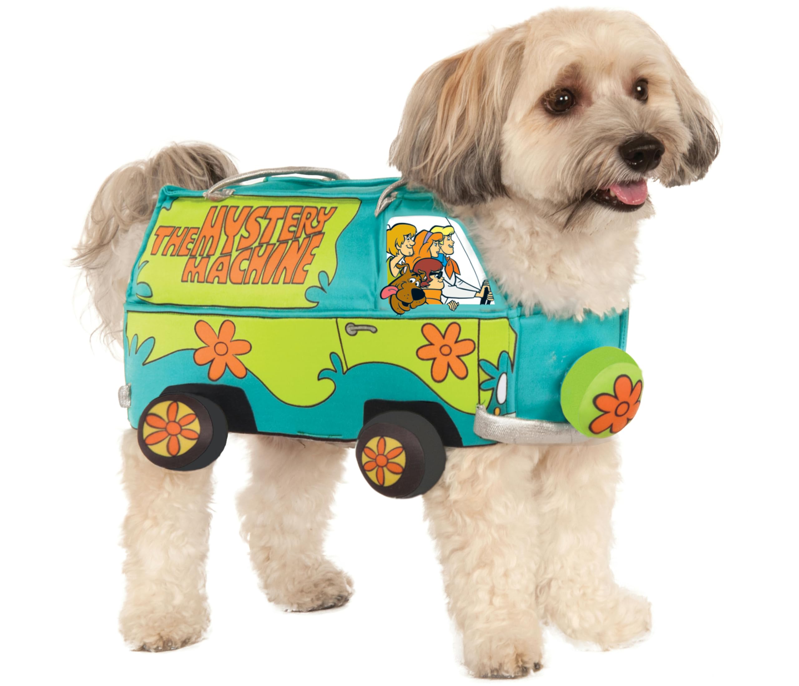 Rubies Official Scooby-Doo Mystery Machine Pet Dog Costume, Size: Medium Neck to Tail 15 inch, Chest 17 inch Halloween Halloween, World Book Day