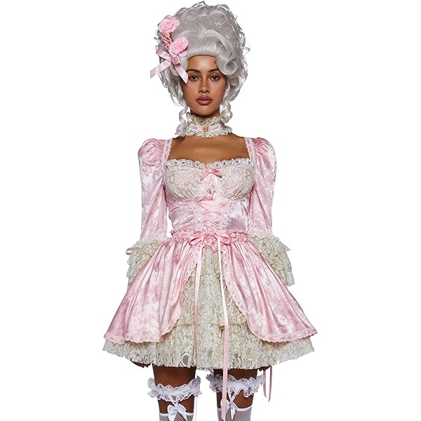 Amazon.com: Dolls Kill Tea and Circumstance Brocade Mini Dress by Sugar  Thrillz – Elegant Pink Mini Dress with Puffy Sleeves & Bow, XX-Small :  Clothing, Shoes & Jewelry