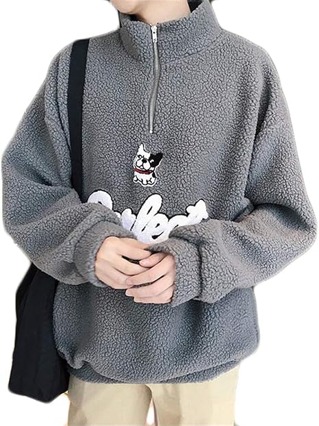 Amazon ジャング もこもこ スウェットパーカー 長袖 メンズ 防寒 ムートン トップス 裏ボア トレーナー 厚手 ゆったり フリースパーカー ストリート Bf風 トレーナー パーカー 通販