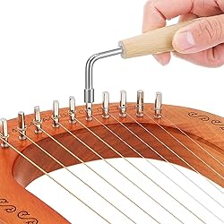 XLIUAX Lyre Tuning Wrench, 4mm/0.15in Lever Harp