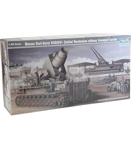 Amazon.com: Trumpeter 1/35 Morser Karl-Great 040-041 on