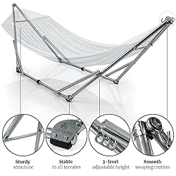 Tranquillo Adjustable Hammock Stand, Collapsible