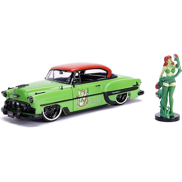 Amazon.com: Jada Toys DC Comics Bombshells Poison Ivy & 1953 Chevy
