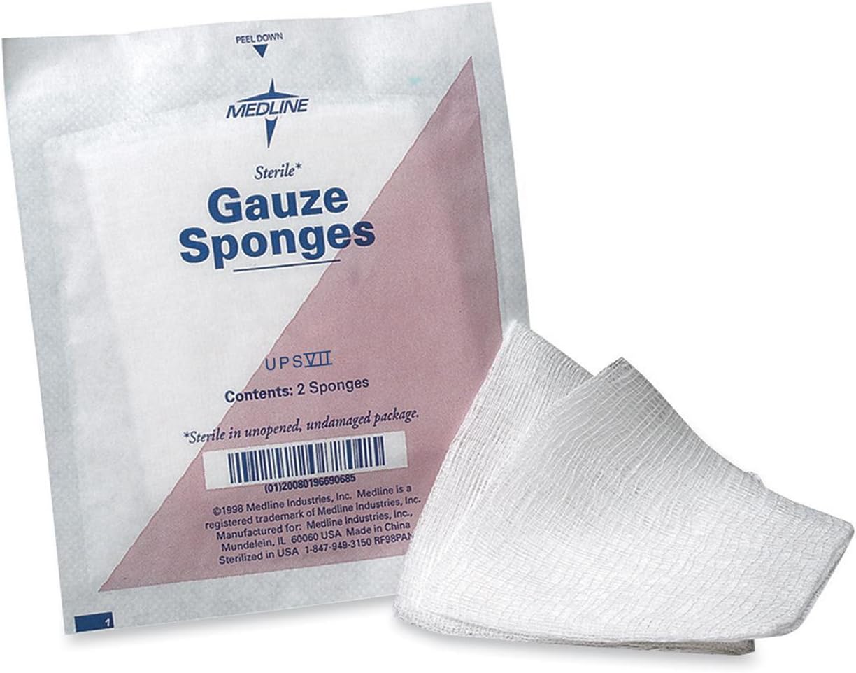 NON21422 Medline Sterile Woven Gauze 