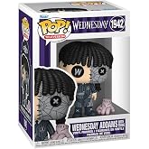 Funko POP! &amp; Buddy: Wednesday - Wednesday with Thing (Patchwork) | Official Merch - Collectable Vinyl Figurine for Shelf Display - Birthday Gift Idea for Fans and Collectors
