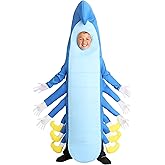 Caterpillar Costume for Kids - Hooded Bodysuit with Foam-Backed Tunic