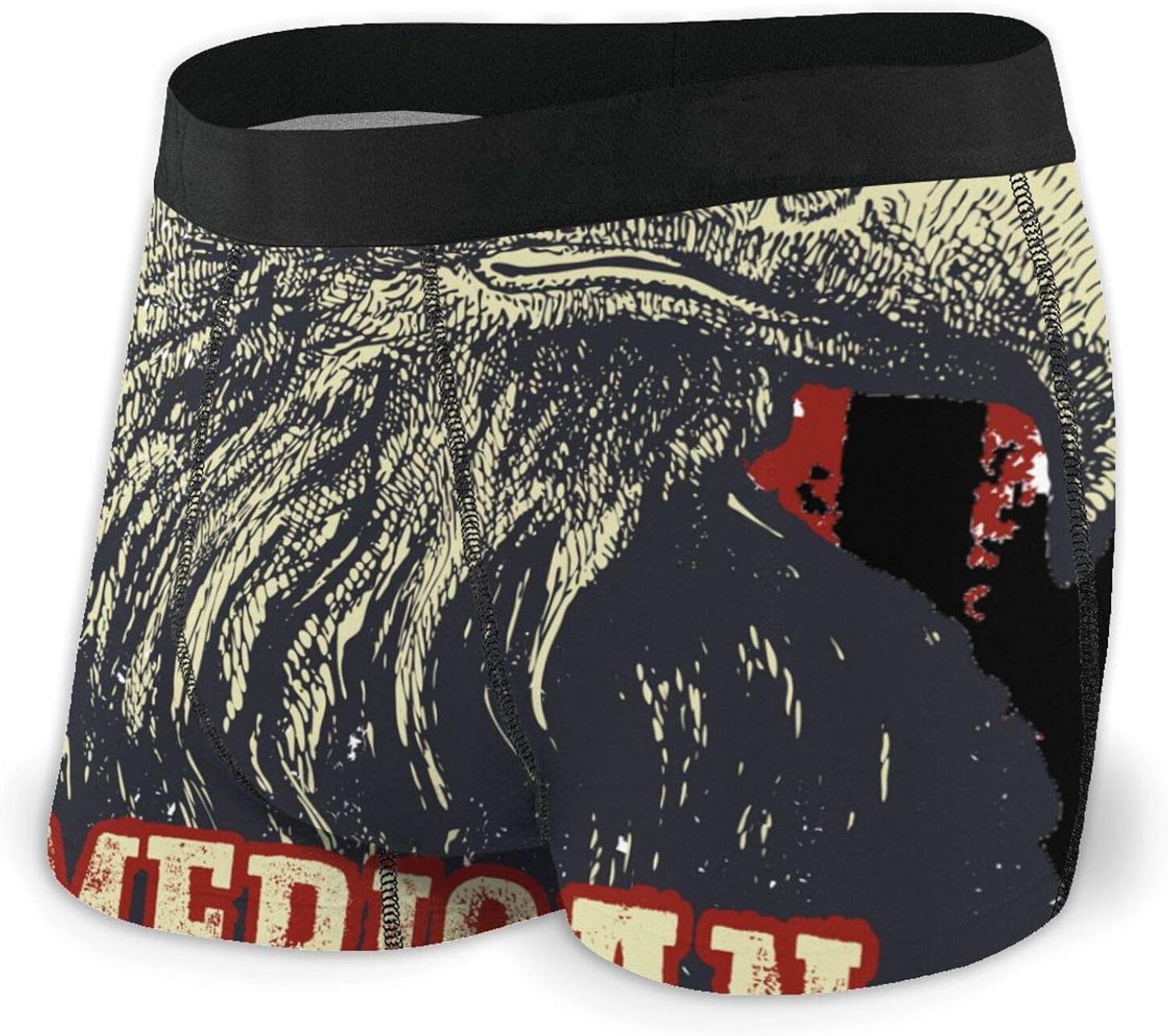 QUEMIN Funny American Eagle Calzoncillos Tipo bóxer para Hombre, Calzoncillos Deportivos de