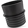 DCT 4in Plastic Pipe Threaded Quick Connect Adaptor Coupler 1-Pack, Flexible Hose Woodshop Saw Dust Collection