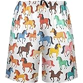 Pajama Shorts for Men, Men's Pajama Bottoms Sleepwear Basketball