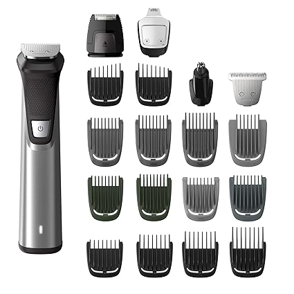 Philips Norelco Multigroom Series 7000 Men S Grooming Kit With Trimmer For Beard Head Body And Face No Blade Oil Needed Mg7750 49