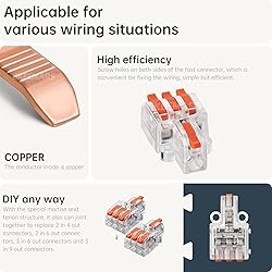 GKEEMARS 26Pcs Compact Splicing Connectors Wire