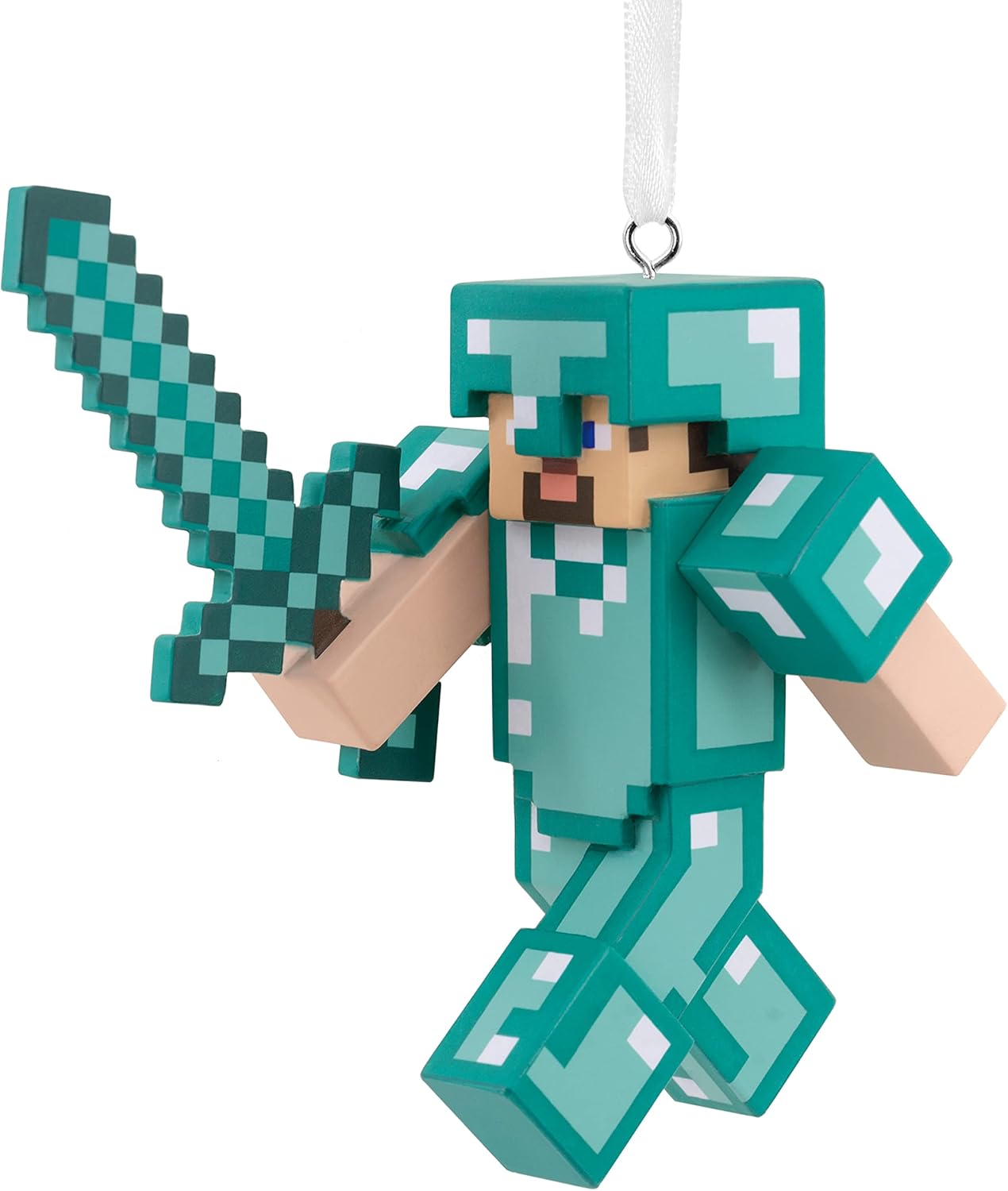 Ornaments - Hallmark Minecraft Steve in Diamond Armor Christmas Ornament