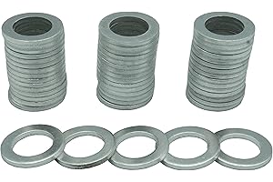 Dsnaduo 50PCS Oil Drain Plug Gasket Washer Crush Seal – 14mm Fit for Honda Accord Civic Ridgeline Odyssey CRV CR-V Pilot Acur