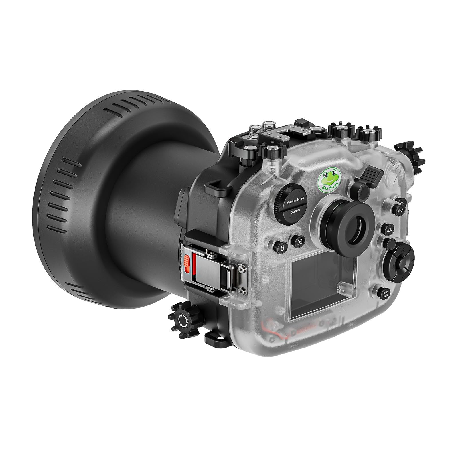 Seafrogs Underwater Housing for Fuji XT5 [40M/130FT] Waterproof Diving Camera Case for Fujifilm xt5 with PL Long Port for XF 16-80mm f/4 R, XF 18-55mm f/2.8-4 R, XF 16-55mm f/2.8 Lens