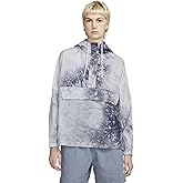 Nike Women's Sportswear Woven Wave Dye Pullover Windbreaker Jacket