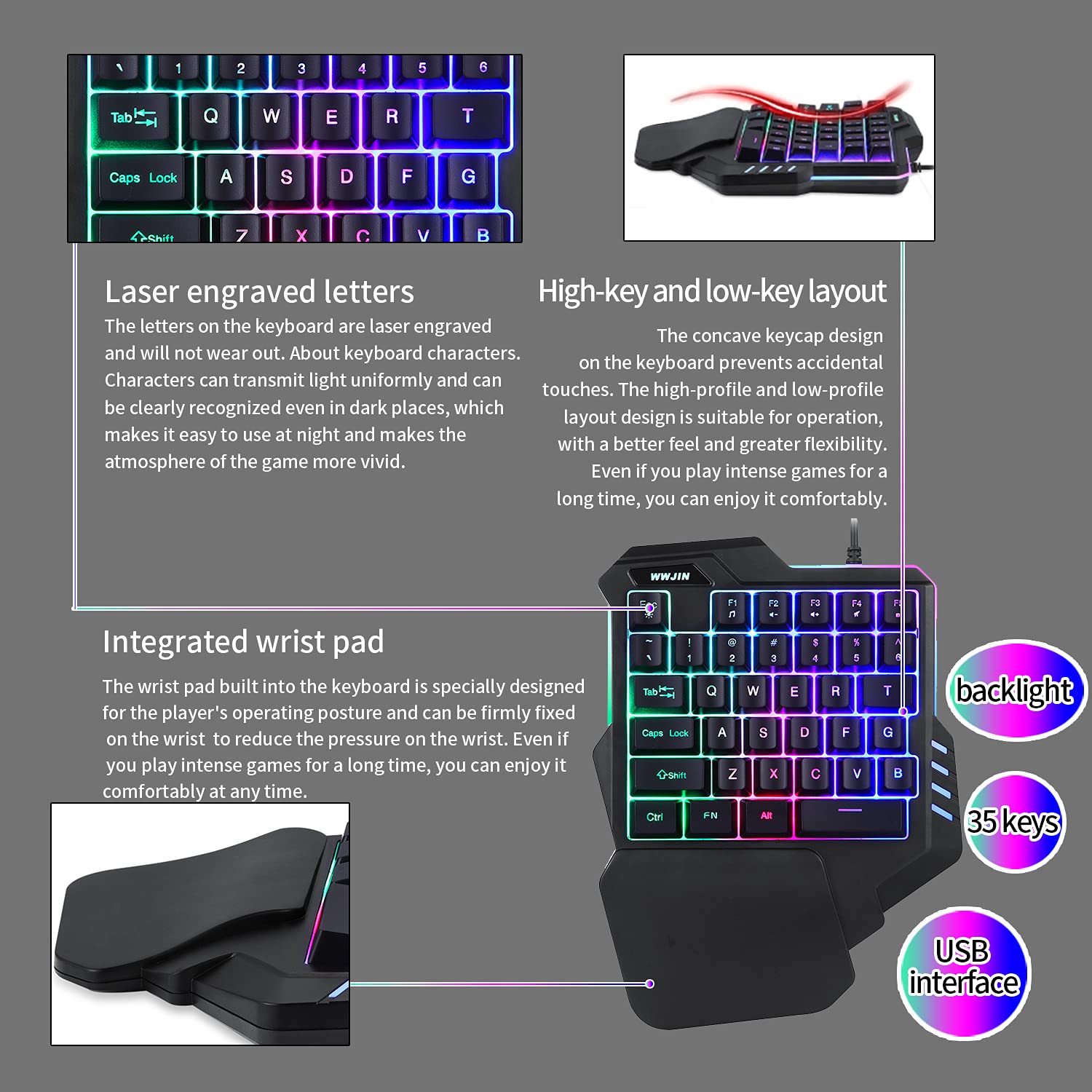 Gamesir Vx Aimswitch E Sports One Handed Mechanical Gaming Keyboard Combo 2 4ghz Wireless Game Keypad With Wired Mouse For Xbox Series X Xbox One Ps4 Switch And Windows Pc Buy Online In Bangladesh At