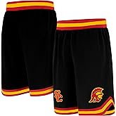 Ultra Game Men's NCAA Official Soft Air Mesh Ultimate Basketball Shorts - OG Fit