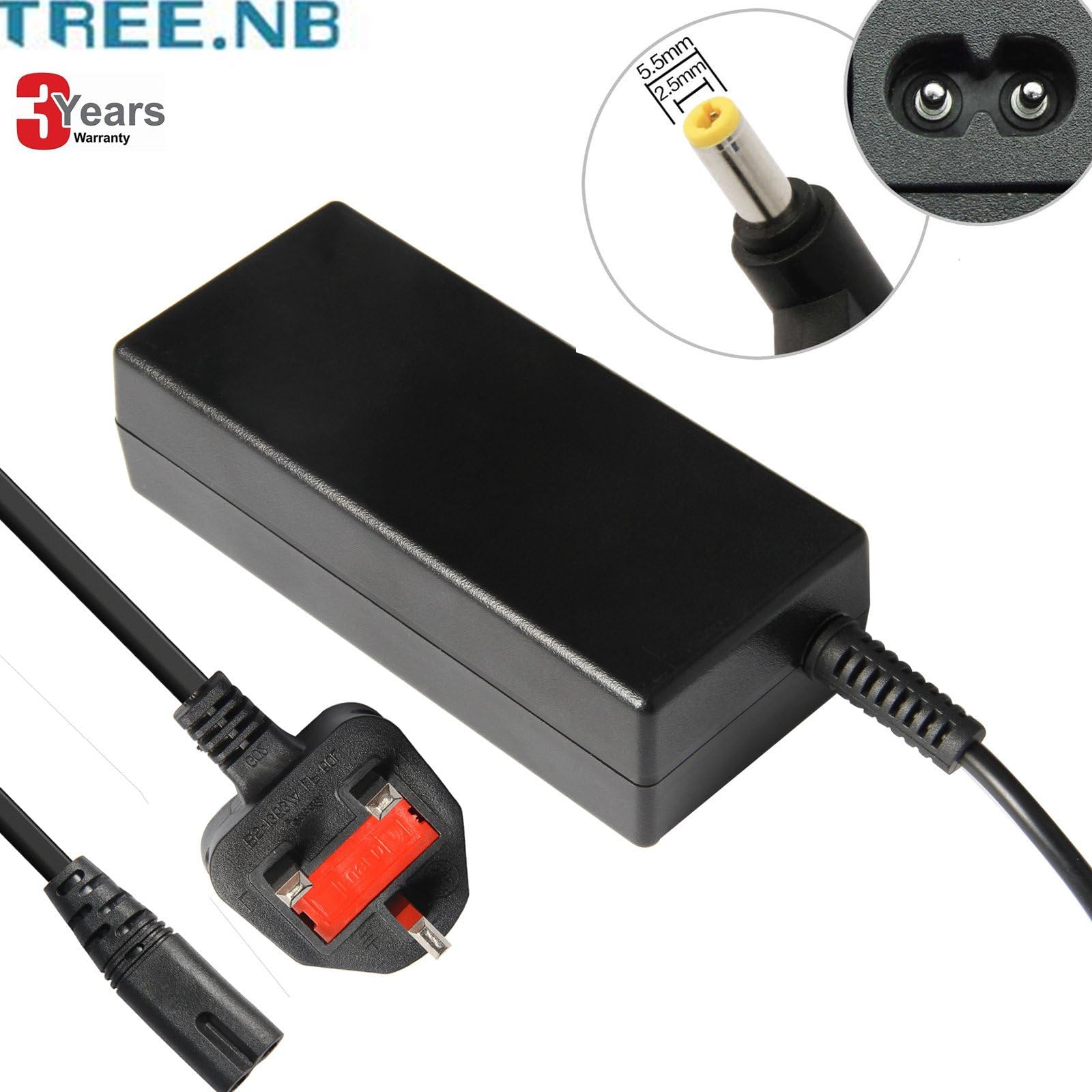 PA3917U-1ACA Laptop Power Supply AC Adapter Charger Replacement for Toshiba Satellite C50D C50 C55 C655 C850 C50 C855 C855D C55D C675 C650 P50 A100 A105 A200 A210 A205 A305 P200 P750 PA-1650-02