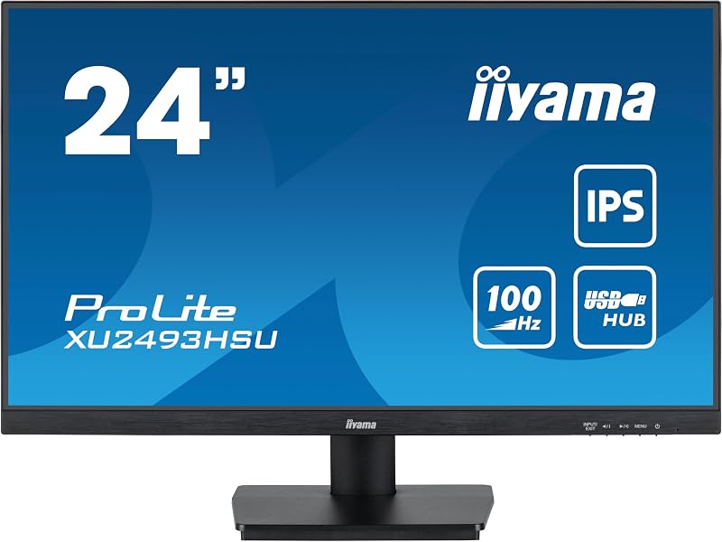iiyama XU2493HSU-B6 23.8 inch IPS 1080p 100Hz Monitor 1x HDMI 1x DisplayPort