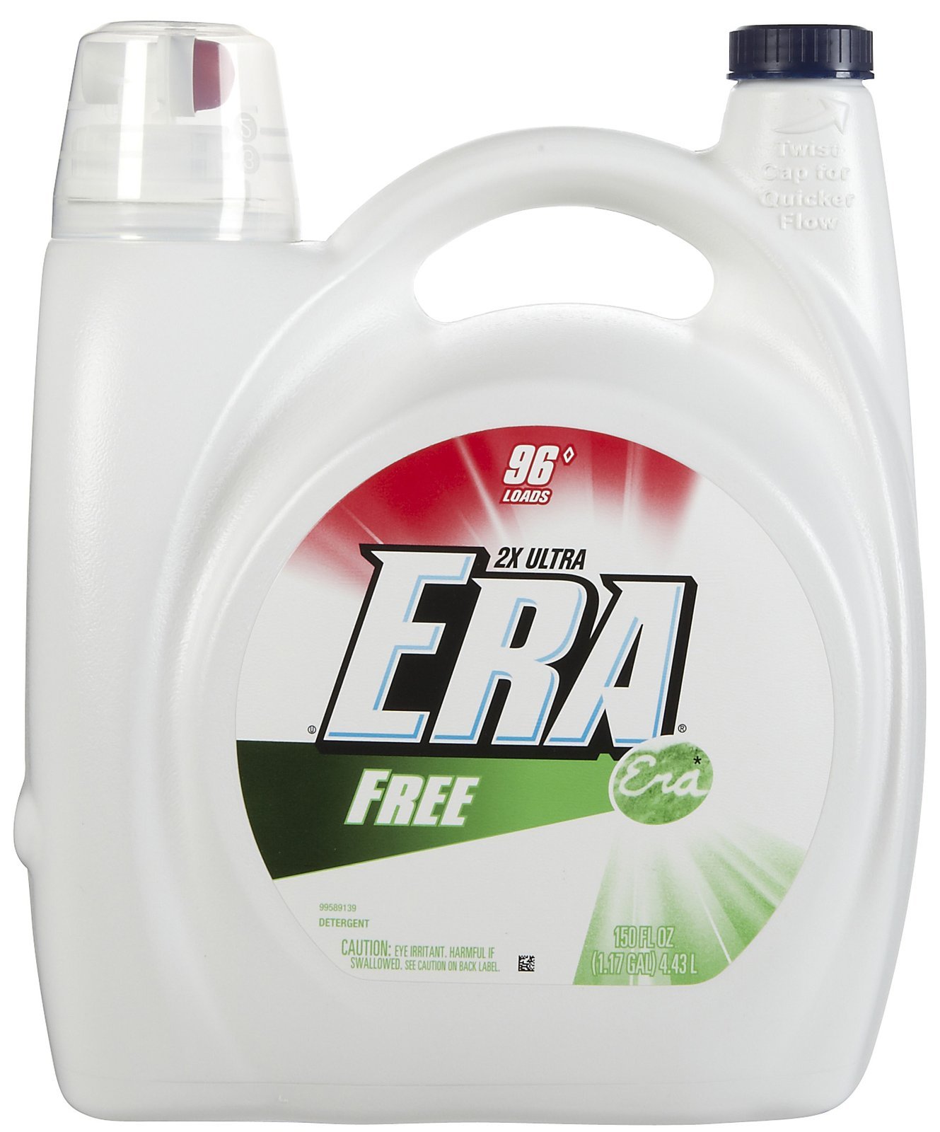 Era 2x Ultra Free Liquid Detergent 32 Loads 50 Fl Oz