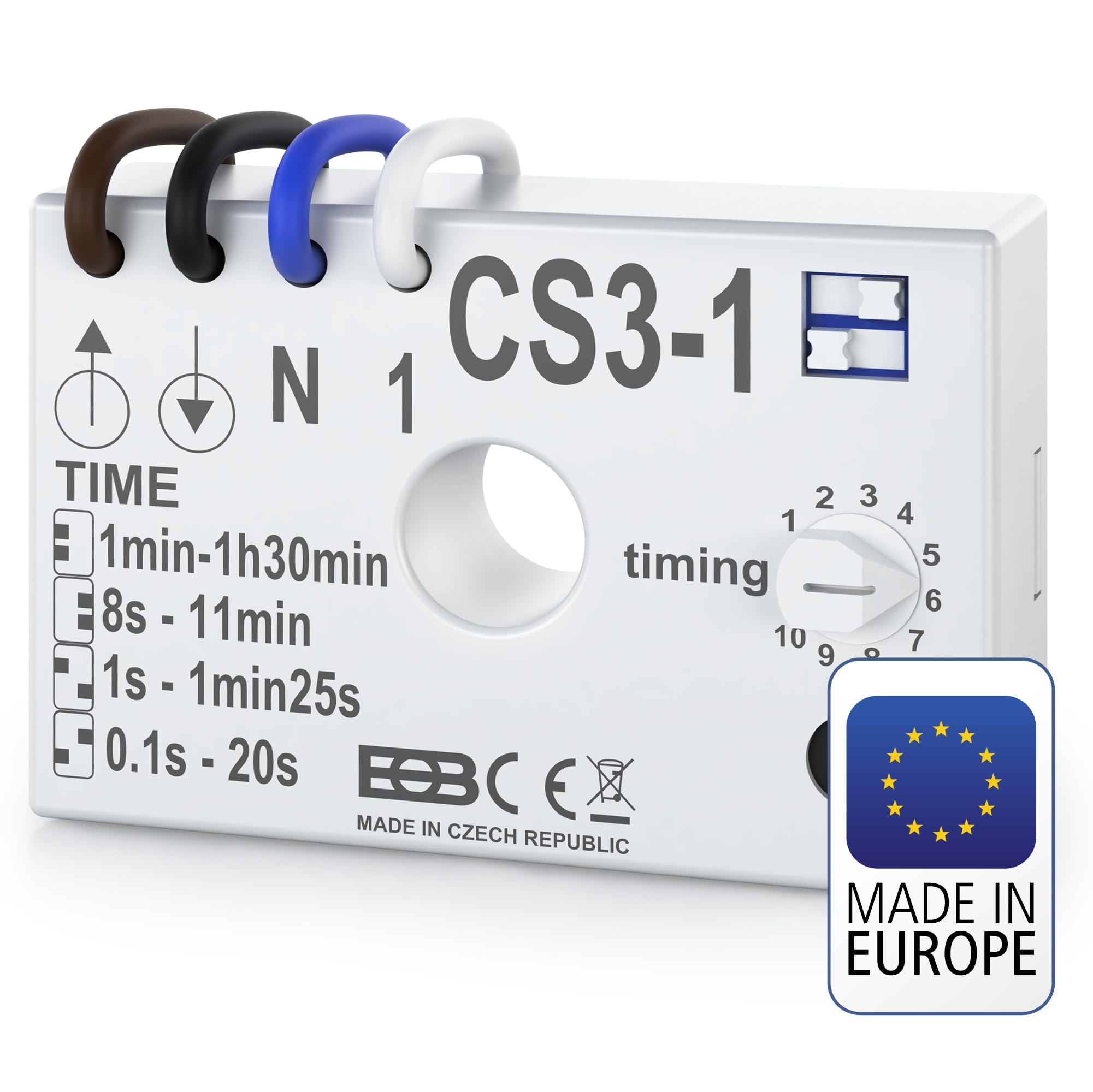 Elektrobock CS3-1 Overflow Relay Flush-Mounted 200 W White