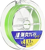 メジャークラフト PEライン 弾丸ブレイド 4本編み 150m