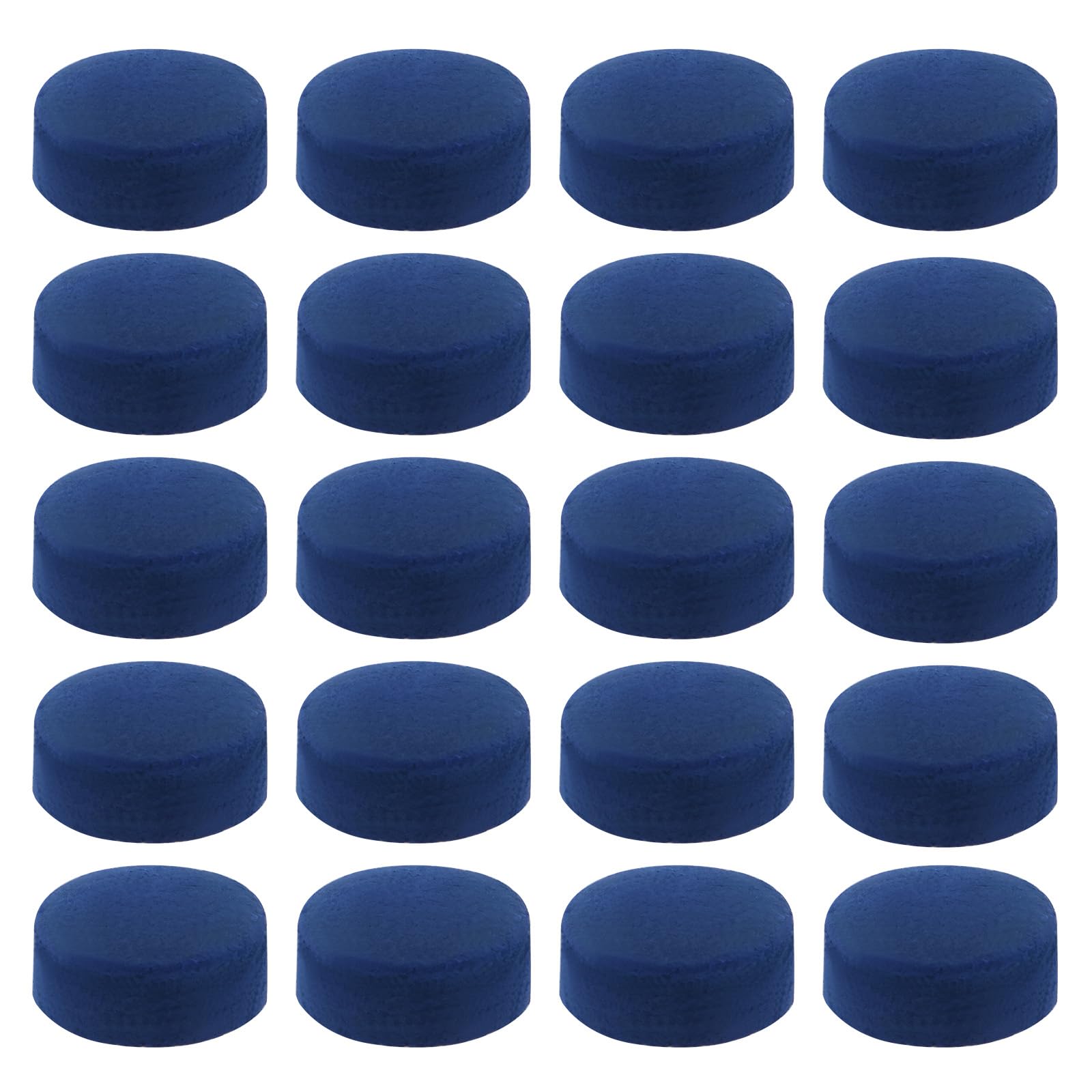 LT Easiyl 50PCS 9mm Blue Cue Tips Pool Billiard Replacement Tips Leather Snooker Pool Cue Tips for Billiard Cues Pool Cues and Snooker