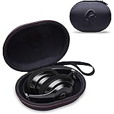 LTGEM Headphones Case Compatible with Beats Studio 3/Solo 4/Studio Pro/Solo 3 Headphones, Black