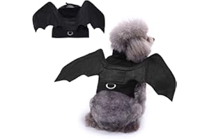 BWOGUE Pet Bat Wings Costume for Cat & Dog Pet Apparel Clothes for Halloween Party Medium