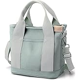 Small Tote Bag with Zipper Tote Bag for Women Canvas Crossbody Bag Shoulder Bag Satchel Hobo Bag Messenger Bag 2023