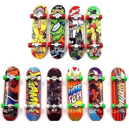 Sipobuy Baby Kinder Mini Skateboard Spielzeug Fingerboard Tech Deck Jungen Kinder Geschenke 3pcs