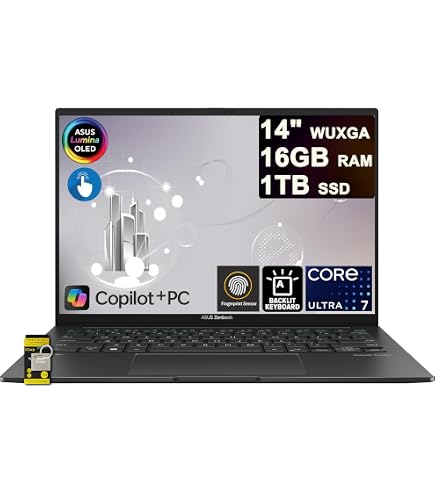 Amazon.com: ASUS Zenbook 14 OLED Laptop 2025 14” WUXGA 1920 x 1200
