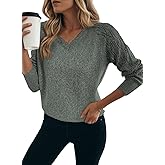 Dokotoo Womens Crochet Sweaters 2025 Winter Casual Lightweight Long Sleeve Hollow Out Sweater Tops