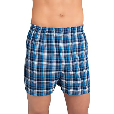 Men's Fruit of the Loom Plaid Boxer Shorts Pack Nigeria Ubuy