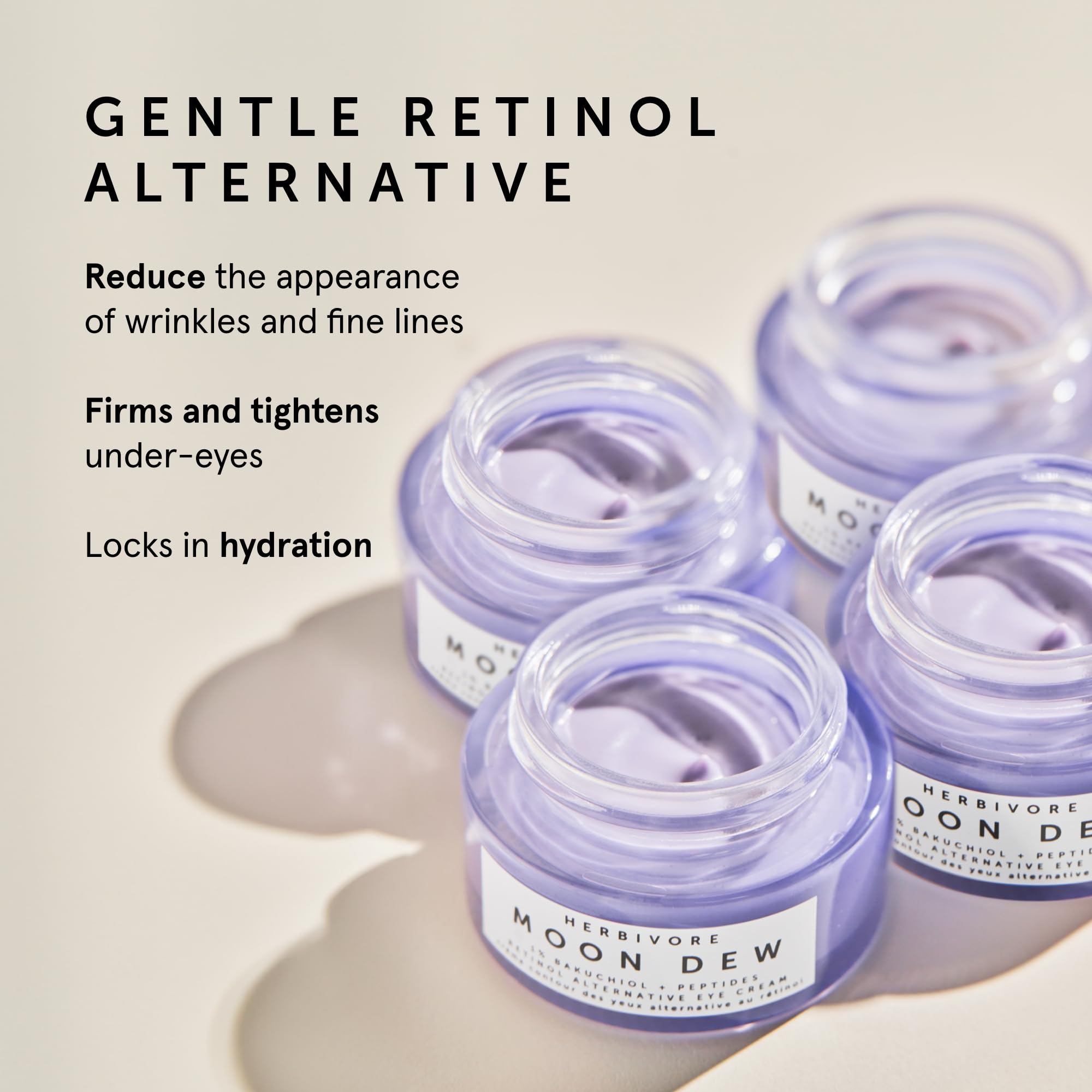 HERBIVORE Bakuchiol Retinol Alternative - Bakuchiol + Peptides, Smooths Skin, Reduces Fine Lines, Wrinkles & Puffiness, Plant-based, Vegan, Cruelty-free