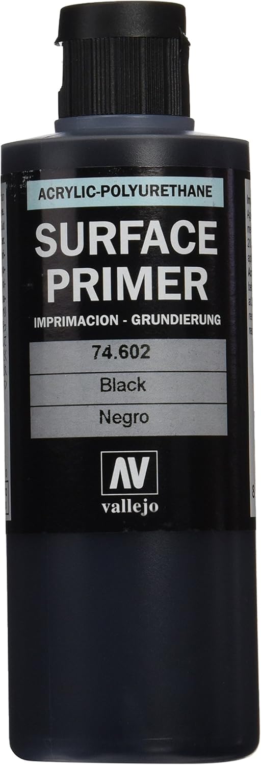 Vallejo Black Primer AcryPoly 200ml Paint, Paints Amazon Canada