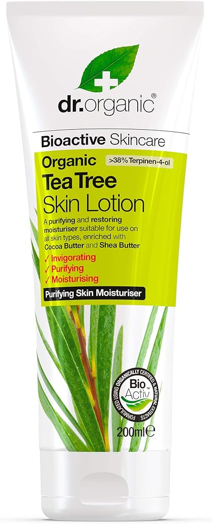 dr organic tea tree moisturiser