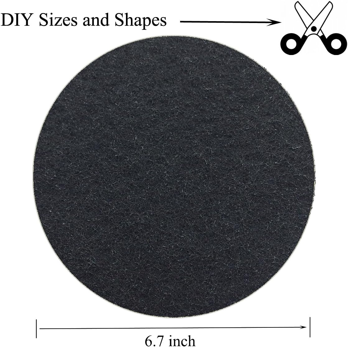 12 Pack Charcoal Filters for Kitchen Compost Bin Pail Replacement Filter Countertop Home Bucket Refill Sets, Round: Kitchen & Dining