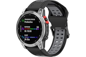 HENGKANG Compatible with Garmin Fenix 7S Solar Bands Women Men, 20mm Quickfit Silicone Replacement Watch Band Straps Wristbands Bracelet Fit for Garmin Fenix 6S Pro/Fenix 7S/ Fenix 5S