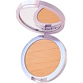 tarte face tape pressed powder – Medium-Coverage Waterproof Powder with Hyaluronic Acid, Snow Mushroom & Peptides to Smooth & Set Makeup, Lightweight, Vegan & Cruelty Free