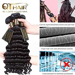 QTHAIR 14a Brazilian Loose Deep Wave Human Hair