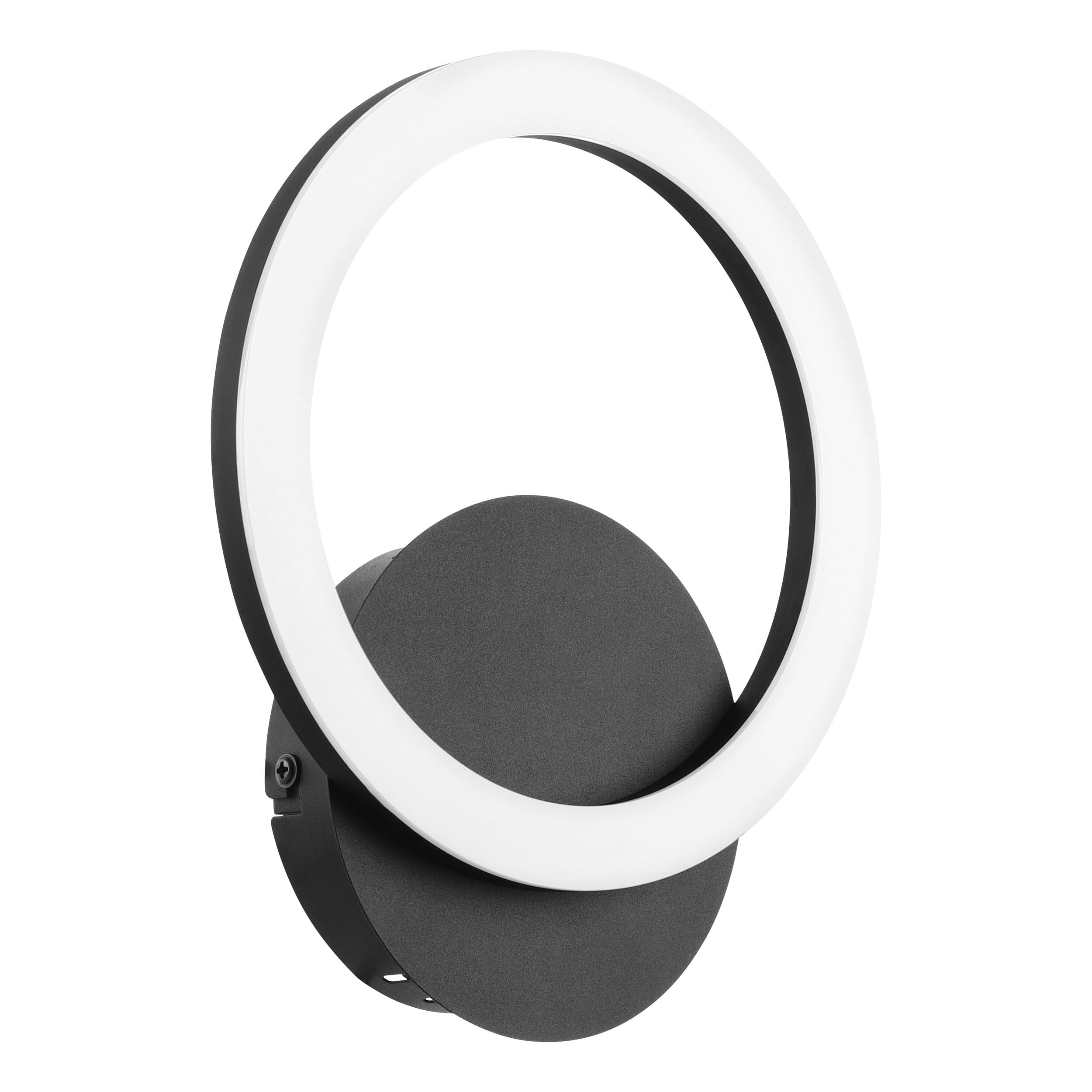 Eglo Connect.Z Smart Home LED wall Light Parrapos-Z, Round ZigBee lamp for Bedroom and Living Room, app and Voice Control Alexa, tunable White (Warm – Cool White), dimmable