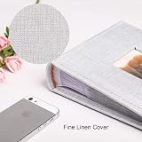 Vienrose Photo Album 6x4 200 Pockets Linen Cover Memo Spaces 9x9 cm view 7