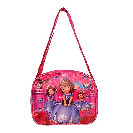 Cocksure Girls Pink Stylish Trendy 3D Print Sling Bag Carry Bag Side Bag for Girls