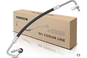 A-Premium Automatic Transmission Oil Cooler Line Hose Assembly Compatible with Chevrolet Equinox GMC Terrain 2010-2017 2.4L